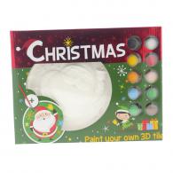 3D Tile Painting Set 17.5 cm Christmas - #595802