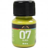 A-Color Glass Paint Lime Green 30ml - #597694