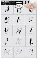 Aladine Deco Template Set 20x30 cm Alphabet S - #592798