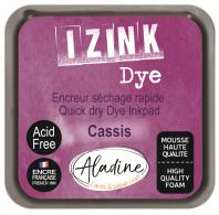 Aladine Izink Dye Pigment Ink Pad 5x5 cm Cassis Purple - #590496