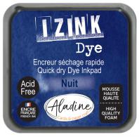 Aladine Izink Dye Pigment Ink Pad 5x5 cm Night Blue - #590573
