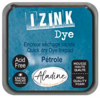 Aladine Izink Dye Pigment Ink Pad 5x5 cm Petrol Blue - #591441