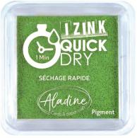 Aladine Izink Quick Dry Pigment Ink Pad 5x5 cm Green - #591430
