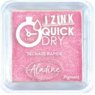 Aladine Izink Quick Dry Pigment Ink Pad 5x5 cm Pastel Pink - #591356