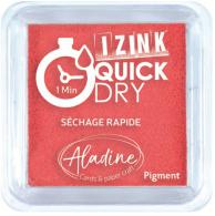 Aladine Izink Quick Dry Pigment Ink Pad 5x5 cm Red - #591470
