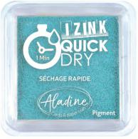 Aladine Izink Quick Dry Pigment Ink Pad 5x5 cm Sea Blue - #590347