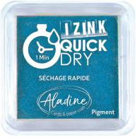 Aladine Izink Quick Dry Pigment Ink Pad 5x5 cm Turquoise - #590286