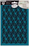 Aladine Self-adhesive 3D Template A5 Leaves Pattern - #592778