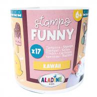 Aladine Stamp Set Stampo Funny Kawaii 17 pieces - #593577