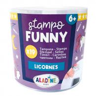 Aladine Stamp Set Stampo Funny Unicorns 19 pieces - #593576