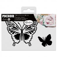 Aladine Stencil Butterfly 10 x 15 cm - #594149