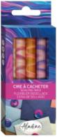 Aladine Wax Sticks 5 Pieces Pink Amber - #602033