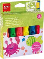 Apli Children’s Paint Neon Colours 14 ml 6 pcs - #599542