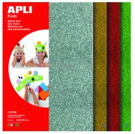 Apli Foam With Glitters 4 Sheets - #599505