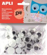 Apli Moving Eyes Black - #599519
