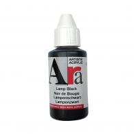 Ara Acrylic Paint Lamp Black 100 ml - #602156