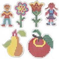 Bottom plates Set Medium Iron-on Beads 6 pieces - #595436