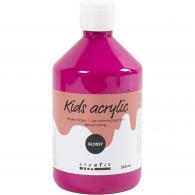 CC Acrylic Paint Glossy, pink, 500 ml/ 1 bottle - #589047