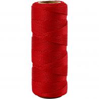 CC Bamboo Cord, red, thickness 1 mm, 65 m/ 1 roll - #591694