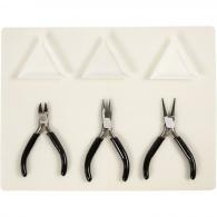 CC Basic Tools for Jewellery Making, L: 10+11+12 cm, 1 set - #590215