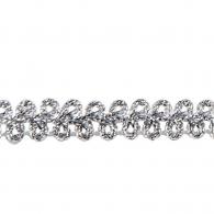 CC Braided Ribbon 10 mm 10 m Silver - #592651