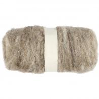 CC Carded Wool, natural, 100 g/ 1 bundle - #592085