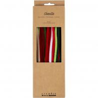 CC Chenile Christmas 30 cm x 6 mm 25 pieces - #594357