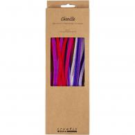 CC Chenile Purple and Pink Harmony 6mm x 30 cm 25 pieces - #594360