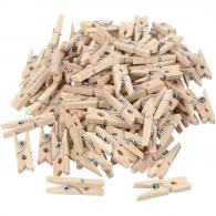 CC Clothes pegs, L: 25 mm, W: 3 mm, 100 pc/ 1 pack - #590699