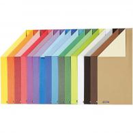 CC Color Bar Card, A4, 210x297 mm, 250 g, 16 ass sheets/ 1 pack - #589473