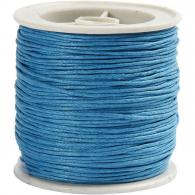 CC Cotton Cord, turquoise, thickness 1 mm, 40 m/ 1 roll - #591131