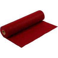 CC Craft Felt, red, W: 45 cm, thickness 1,5 mm, textured, 180-200 g, 5 m/ 1 roll - #592518