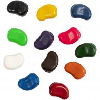 CC Crayons, assorted colours, Beans, L: 25 mm, thickness 15 mm, 12 pc/ 1 pack - #592957
