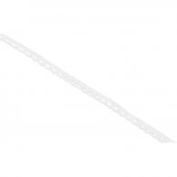 CC Crochet Lace Border , white, W: 10 mm, 10 m/ 1 roll - #592449