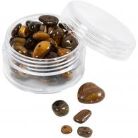 CC Crystal Beads Tiger Eye Brown 63 Pieces - #594394