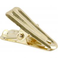 CC Decorative pegs, gold, L: 27 mm, W: 14 mm, 10 pc/ 1 pack - #590726
