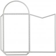 CC Die Cut and Embossing Folder, envelope, size 8,5x5,5 cm, 1 pc - #591310