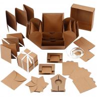 CC Explosion box, natural, size 7x7x7,5+12x12x12 cm, 1 pc - #590360