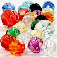 CC Faceted Bead Mix, 75 g, size 10-12-16 mm, hole size 1-2,5 mm, 125 ml/ 1 pack - #589593