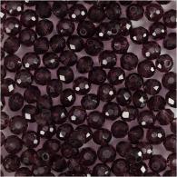 CC Faceted Beads 4 mm Purple 45 pieces - #591033