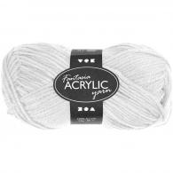 CC Fantasia Acrylic yarn 50gr White - #592577