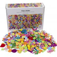 CC Foam Stickers Geometric Shapes, Letters, and Numbers Self-Adhesive 2460 pieces - #603242