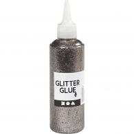 CC Glitter Glue, silver, 118 ml/ 1 bottle - #589189