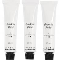 CC Gouache paint 3x20 ml White - #594554