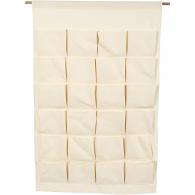CC Hanging Organiser, light natural, H: 93 cm, W: 60 cm, 1 pc - #592897