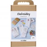 CC Hobby Set Embroidery Socks White - #603201