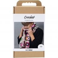 CC Hobby Set Scarf Crochet Warm Colors - #603000