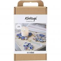 CC Hobbyset Kintsugi Blue Gold Light Red and White - #594455