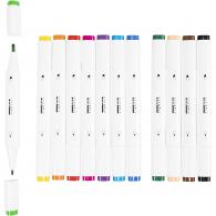 CC Illustration marker, standard colours, line 1+8 mm, 12 pc/ 1 pack - #592958