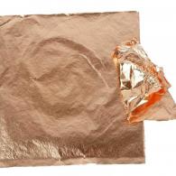 CC Imitation Metal Leaf, copper, 0,625 m2, 16x16 cm, 25 sheet/ 1 pack - #591823